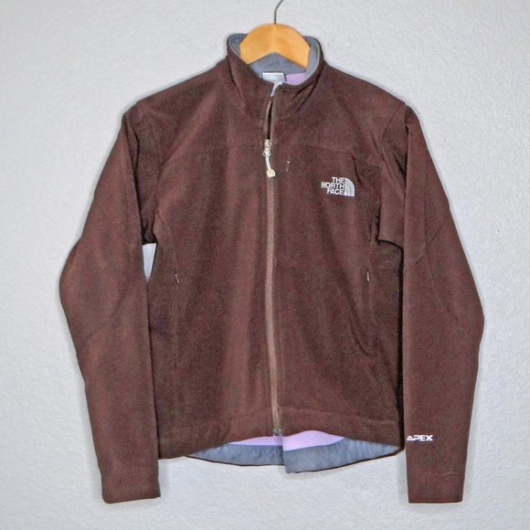 The North Face Apex brown jacket with Lilac Interior size Small - Picture 1 of 10